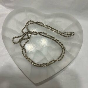 Sterling silver rope chain 20 inch